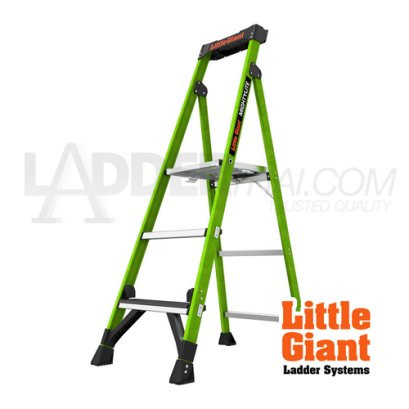 LG15365-001 บันไดไฟเบอร์กลาส MIGHTYLITE 3 ขั้น 5' LITTLE GIANT